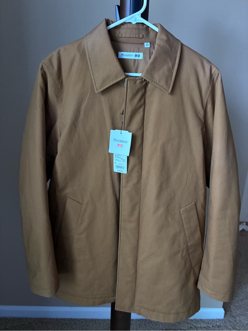Uniqlo Men's Tan Trench Coat